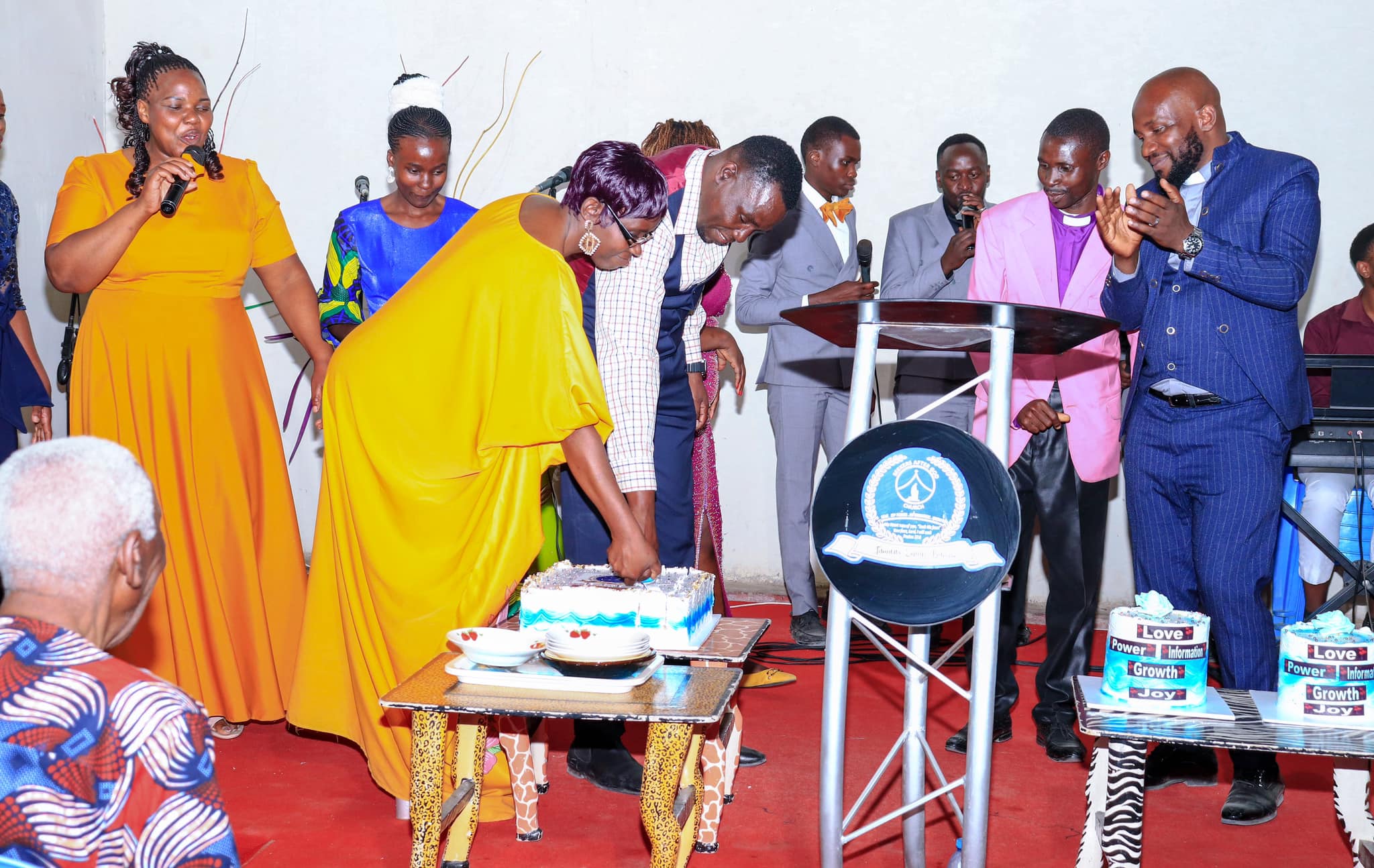 Church choir singing